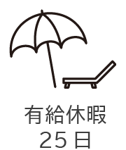 有給休暇25日